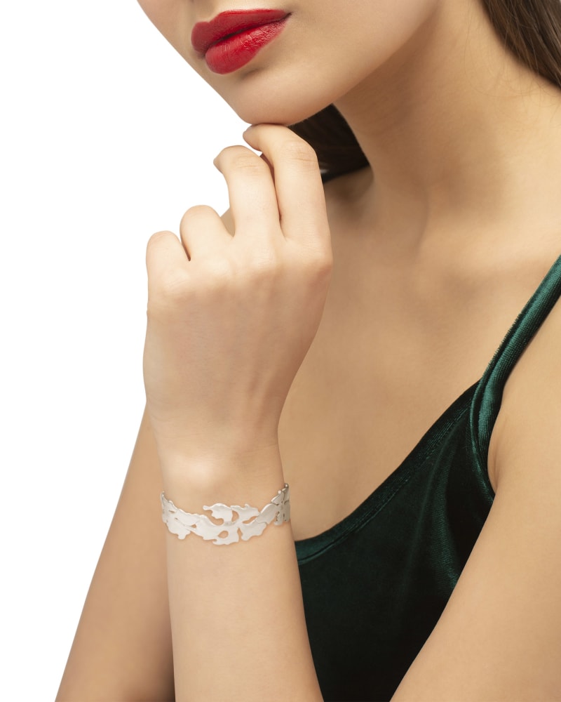 Savannah Cuff Bracelet in Vintage Silver image number 1